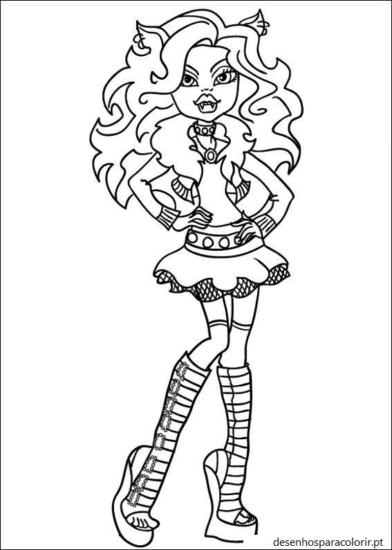 You are currently viewing Monster High para colorir 01